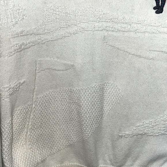 Pinnacle Vintage Mens Embroidered 3D Golf Sweater Size M - Picture 3 of 8